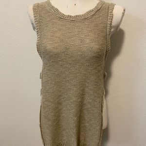 Tan Sleeveless Top